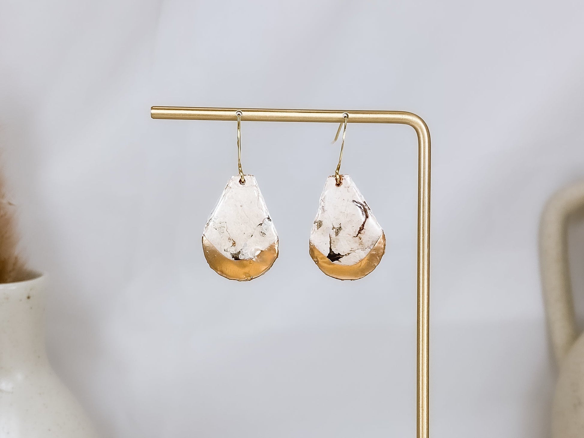 Ivory Whisper Dangles - Sydney Jane JewelryEarrings