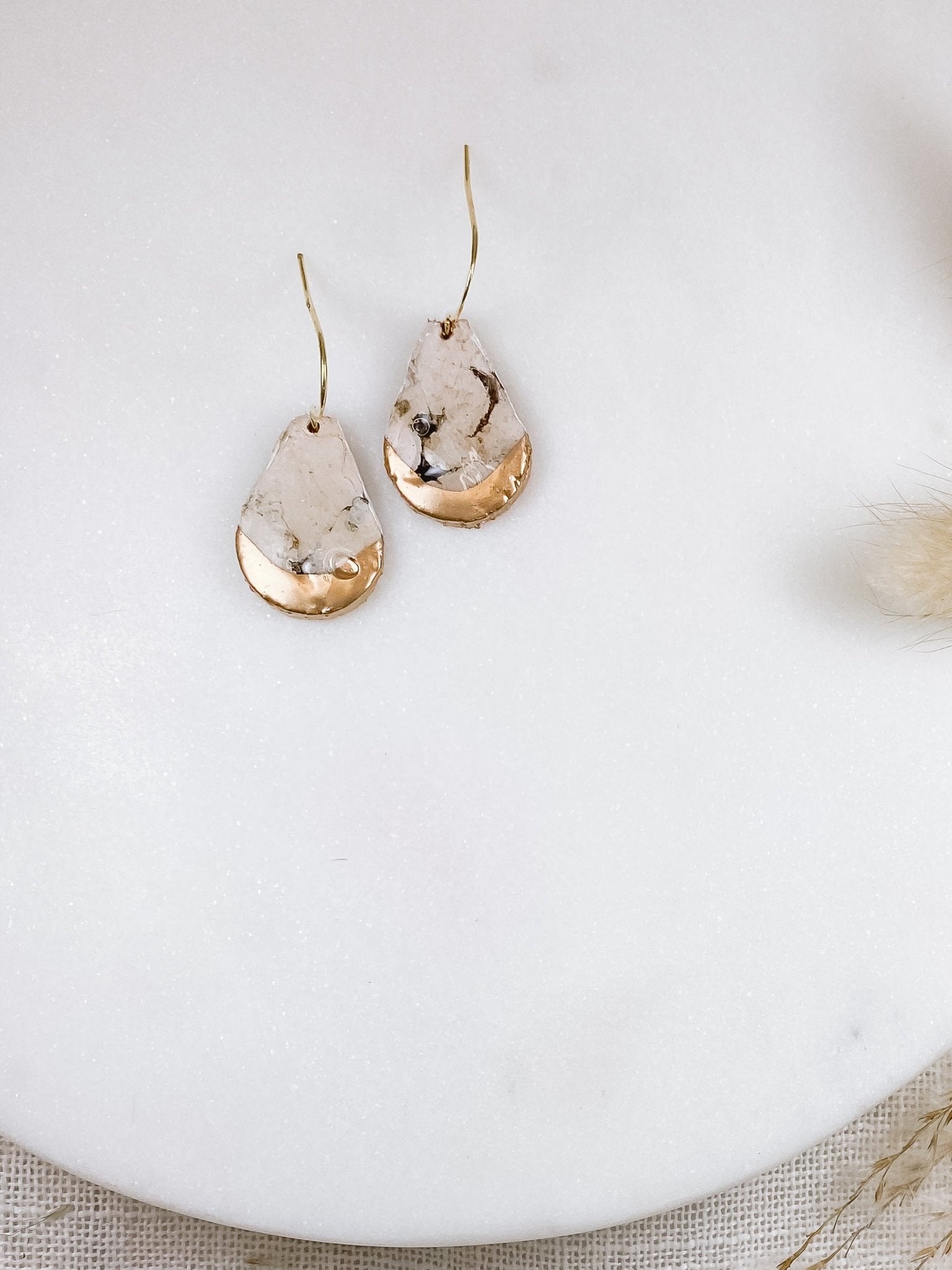 Ivory Whisper Dangles - Sydney Jane JewelryEarrings