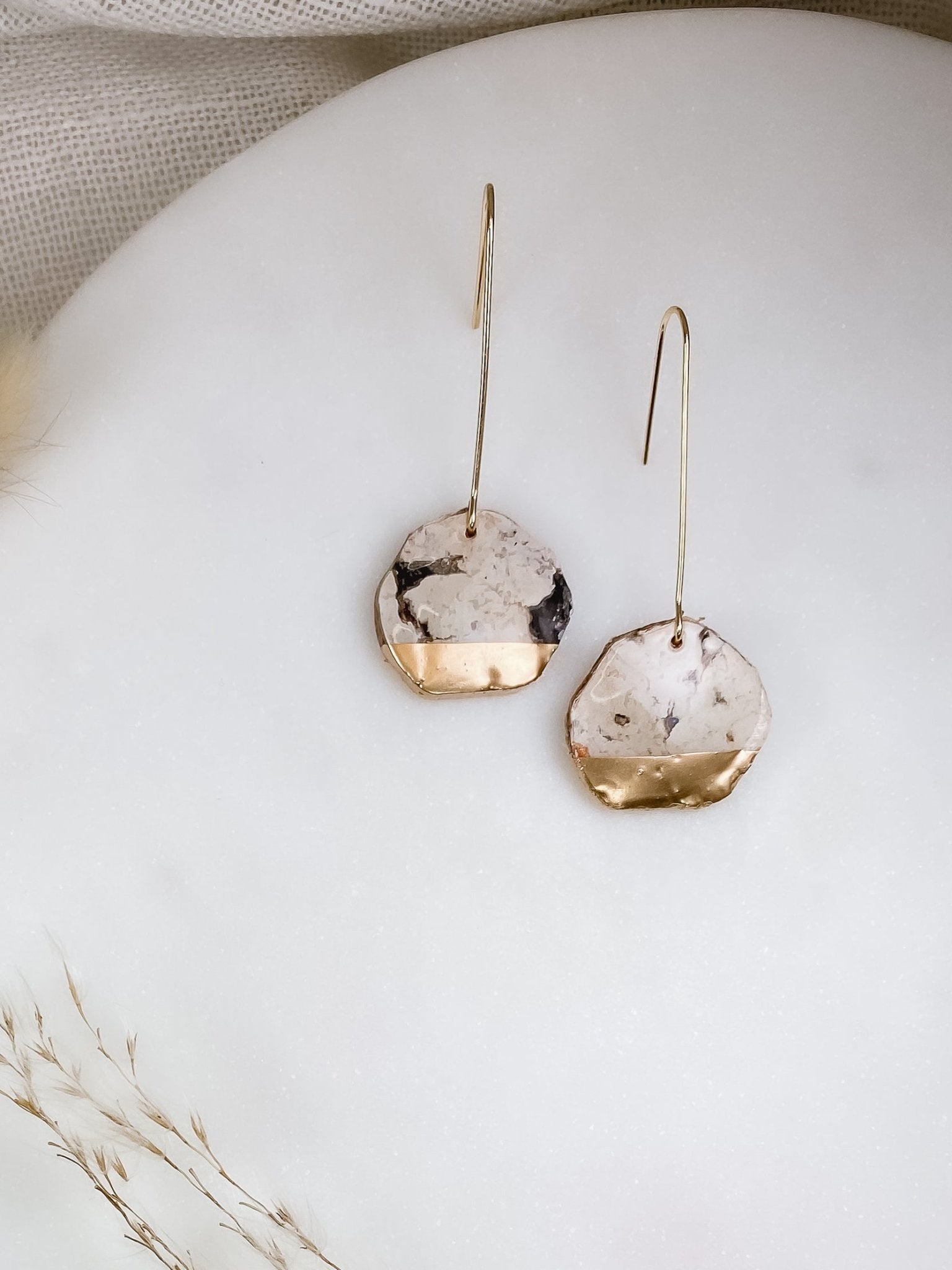 Marble Luster Drops - Sydney Jane JewelryEarrings