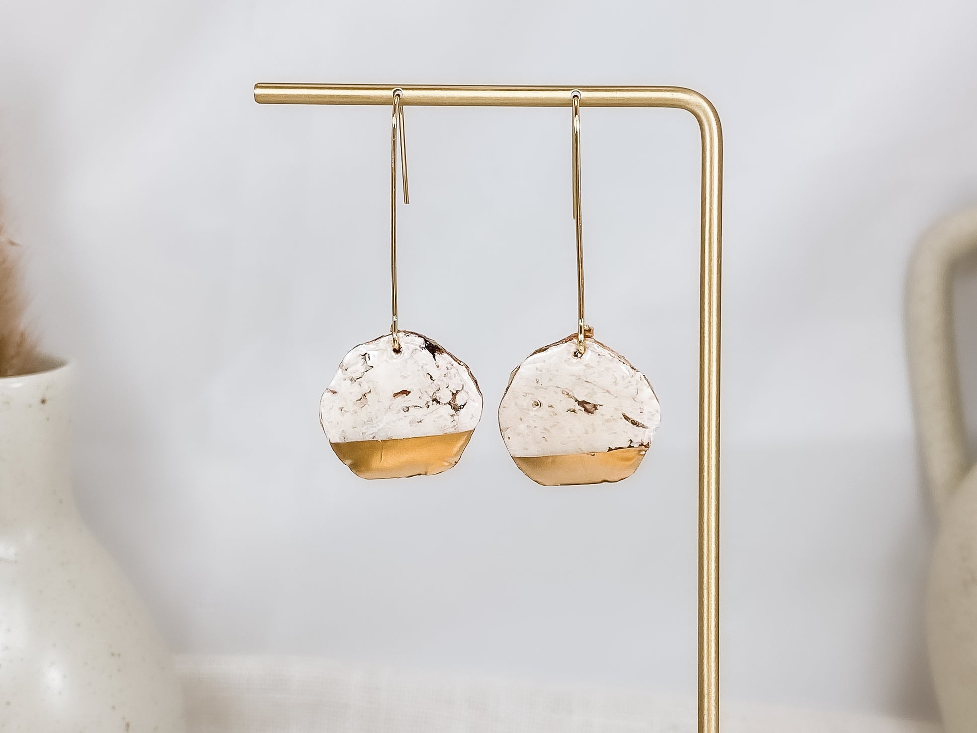 Marble Luster Drops - Sydney Jane JewelryEarrings