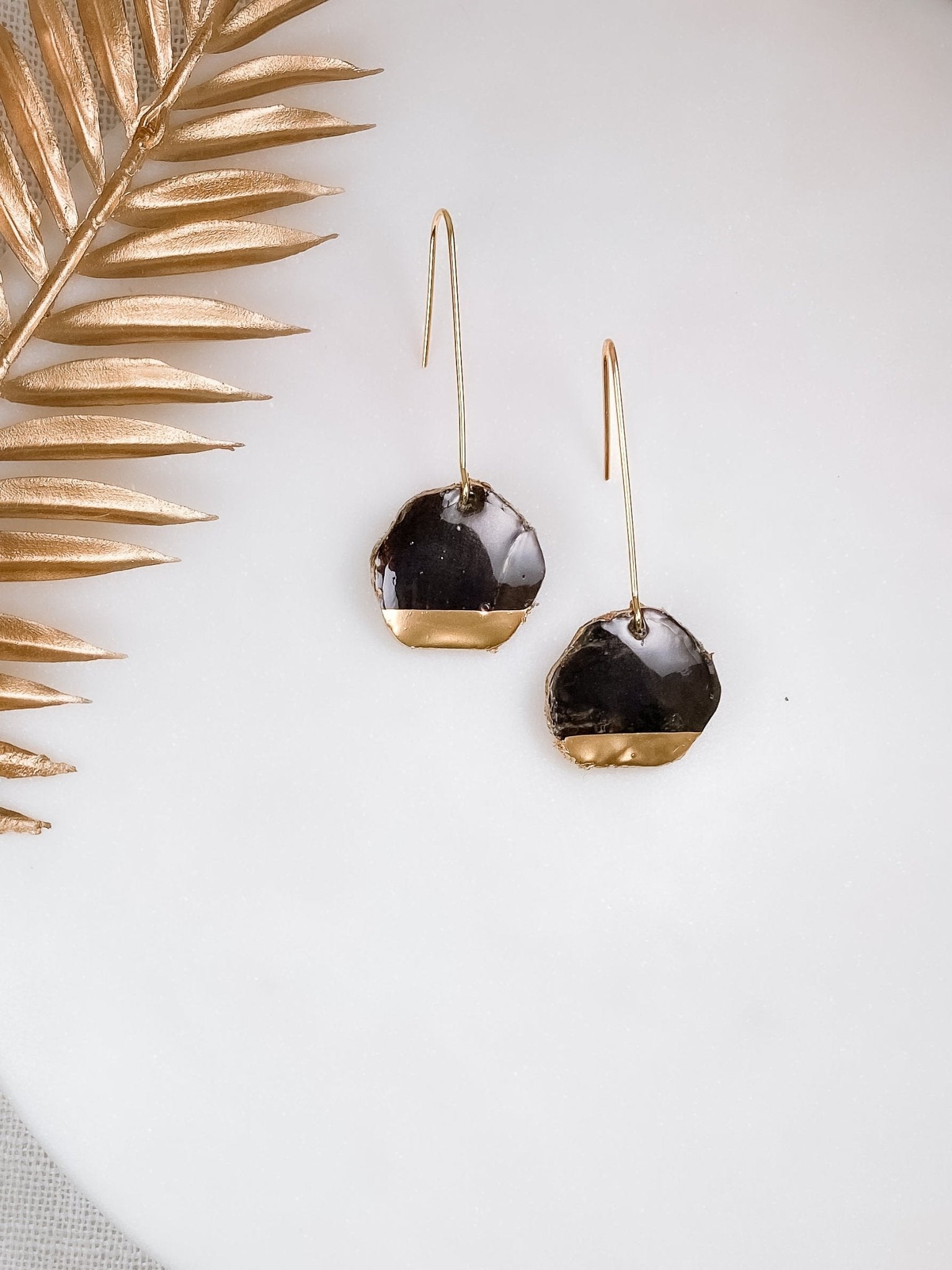 Obsidian Luster drops - Sydney Jane JewelryEarrings