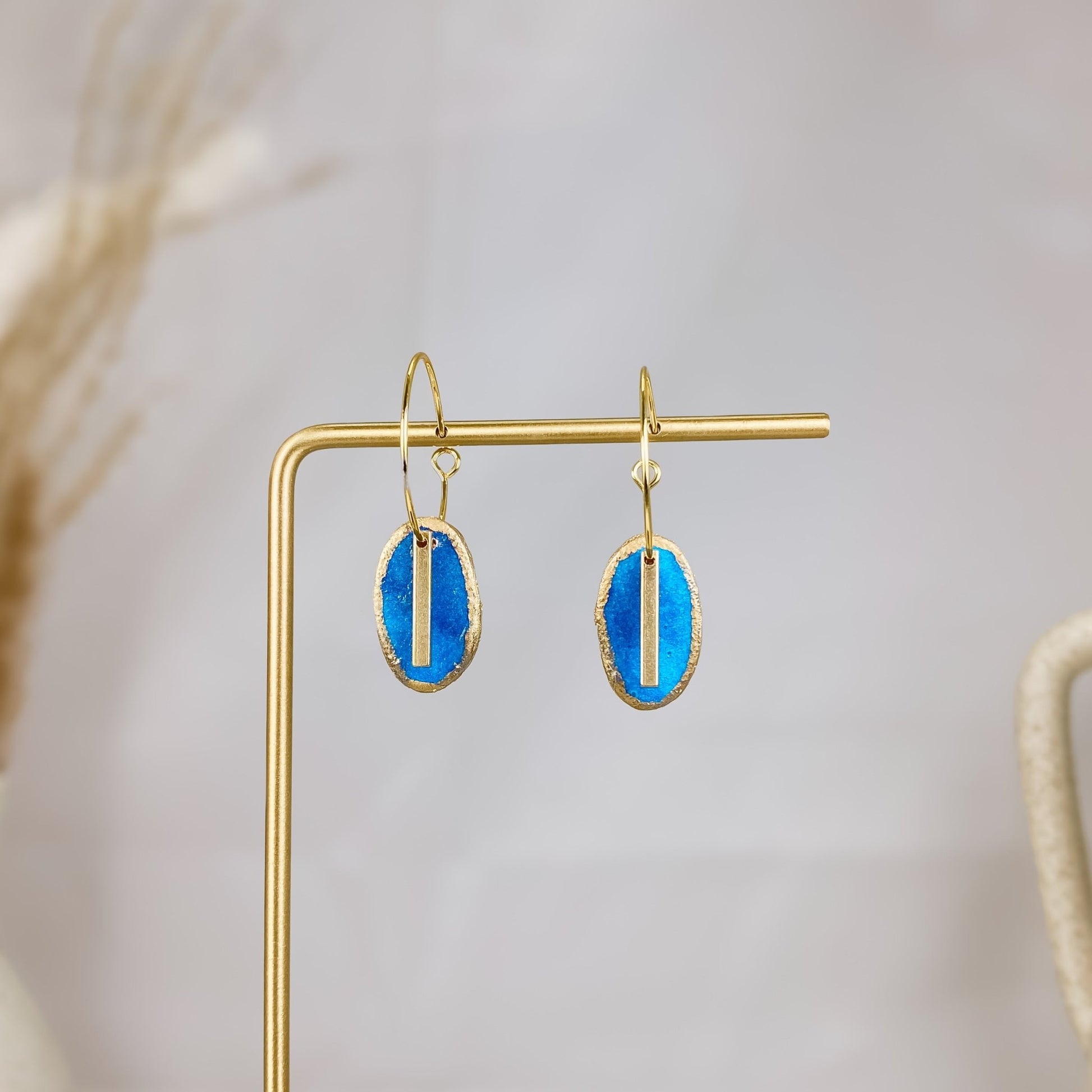 Azure cork elegance earrings - Sydney Jane JewelryEarrings