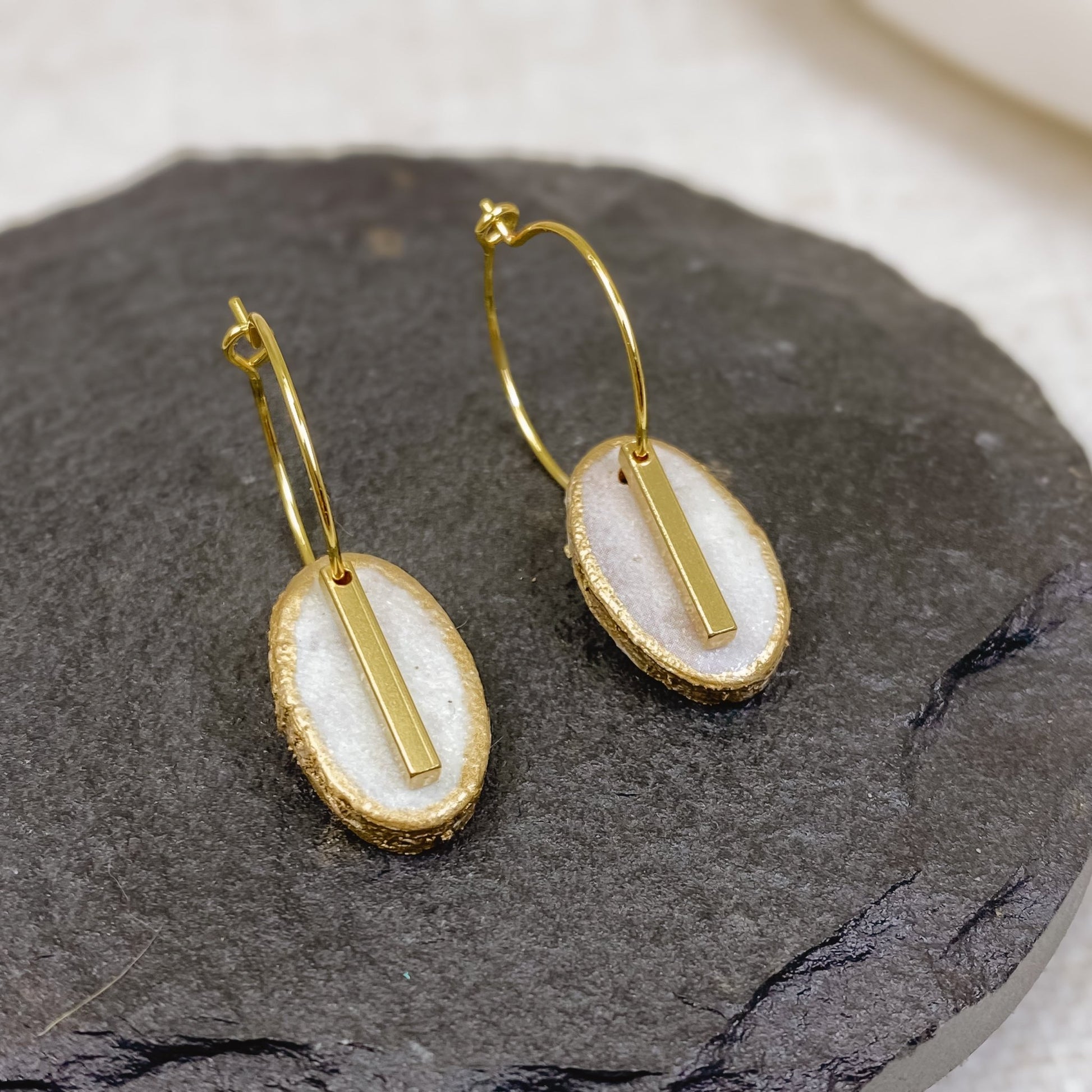 Golden Quartz Elegance - Sydney Jane JewelryEarrings