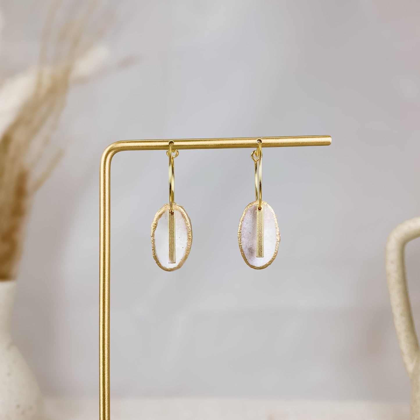 Golden Quartz Elegance - Sydney Jane JewelryEarrings